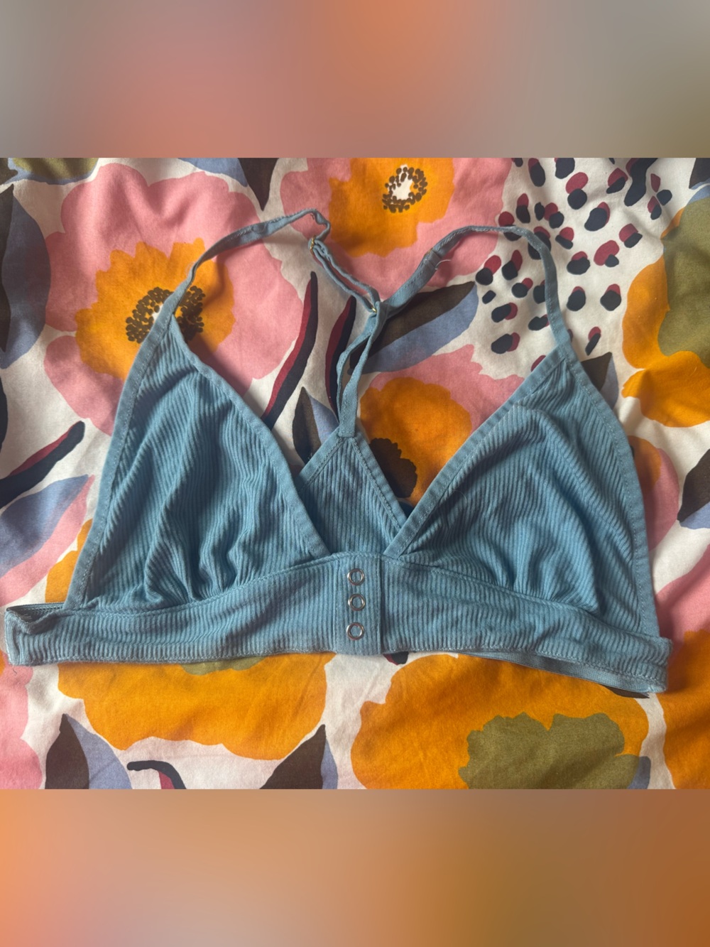 Intimately Free Free People triangle racer back bralette